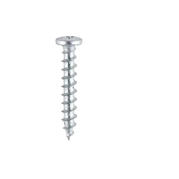 Image of Pvc Window Screws Shallow Pan BZP 216Z Diameter: 4.8mm