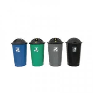 Image of Slingsby VFM Black Blue Recycling Cup Bank