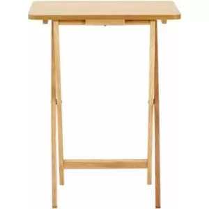 Image of Folding Snack Table, Laptop Table Natural Wood Folding Table Outdoor Table Camping Table Fold Up Table Camping Table Folding 65 x 49 x 20 - Premier