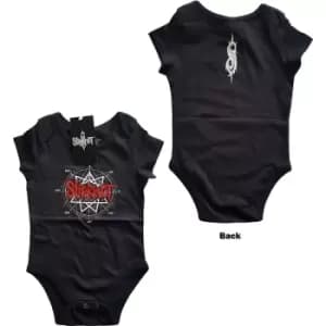 Image of Slipknot - Star Logo Kids 18 Months Baby Grow - Black