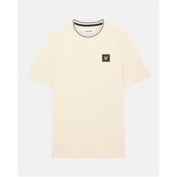 Image of Lyle and Scott Patch Logo T-Shirt - Orange