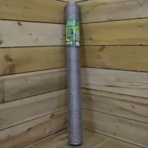 Image of 10m Galvanised Metal Chicken Garden Wire Netting / Fencing