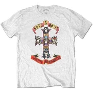 Image of Guns N' Roses - Appetite for Destruction Mens XX-Large T-Shirt - White
