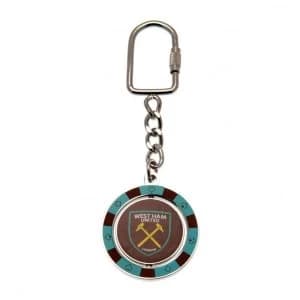 Image of West Ham United FC Spinner Keyring