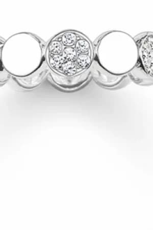 Image of Ladies Thomas Sabo Sterling Silver Size K.5 Ring TR2048-051-14-50
