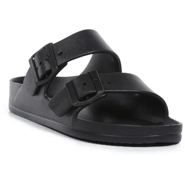 Image of Regatta Womens Brooklyn Slip On Lightweight Slider Sandals UK Size 4 (EU 37) Black RWF741-800-4