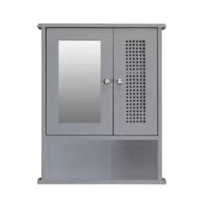 Image of Lloyd Pascal Rainford Mirror Cabinet - Grey