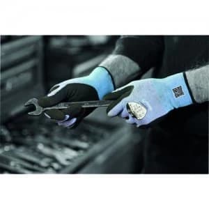 Image of Polyflex Eco Nitrile Palm Coated Size 9 Gloves Pack of 10 PEN