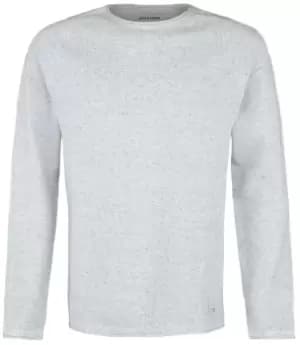 Image of Jack & Jones JJEHILL KNIT CREW NECK Sweatshirt grey