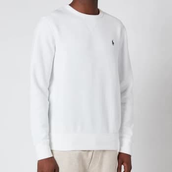 Image of Polo Ralph Lauren Mens Fleece Sweatshirt - White - L