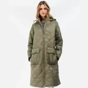 Image of Barbour International Ecosse Quilt Shell Jacket - UK 12