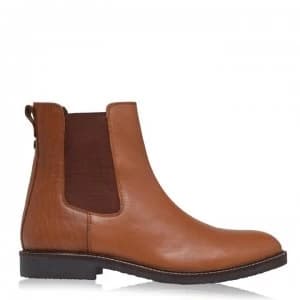 Image of Farah Vintage Mansfield Chelsea Boots - Camel Tan Suede