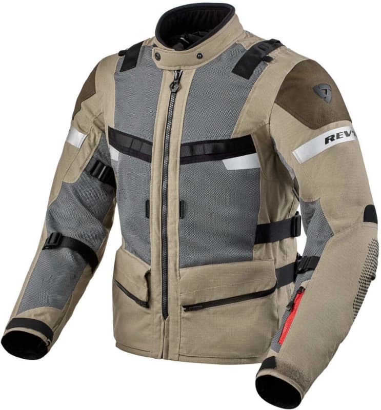 Image of Revit Cayenne 2 Motorcycle Textile Jacket, beige, Size 3XL for Men