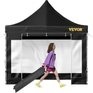 Image of VEVOR 10 x 10 FT Pop Up Canopy Tent, Outdoor Patio Gazebo Tent with Removable Sidewalls and Wheeled Bag, UV Resistant Waterproof Instant Gazebo Shelte