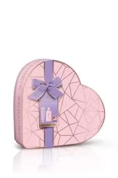 Image of Jojoba, Vanilla & Almond Oil Luxury Heart Keepsake Gift Box Gift Set