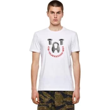 Image of Diesel Bit T Shirt - White 100
