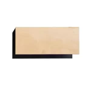 Image of Carlo Black Flush Wall Lamp 1x E27