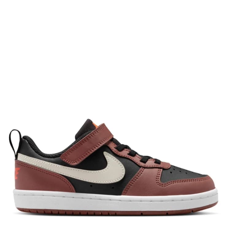 Image of Nike Court Borough Low Recraft Black/Red male C12 (30)