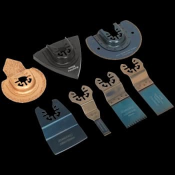 Image of Sealey 7 Piece Oscillating Multi Tool All Purpose Blade Set