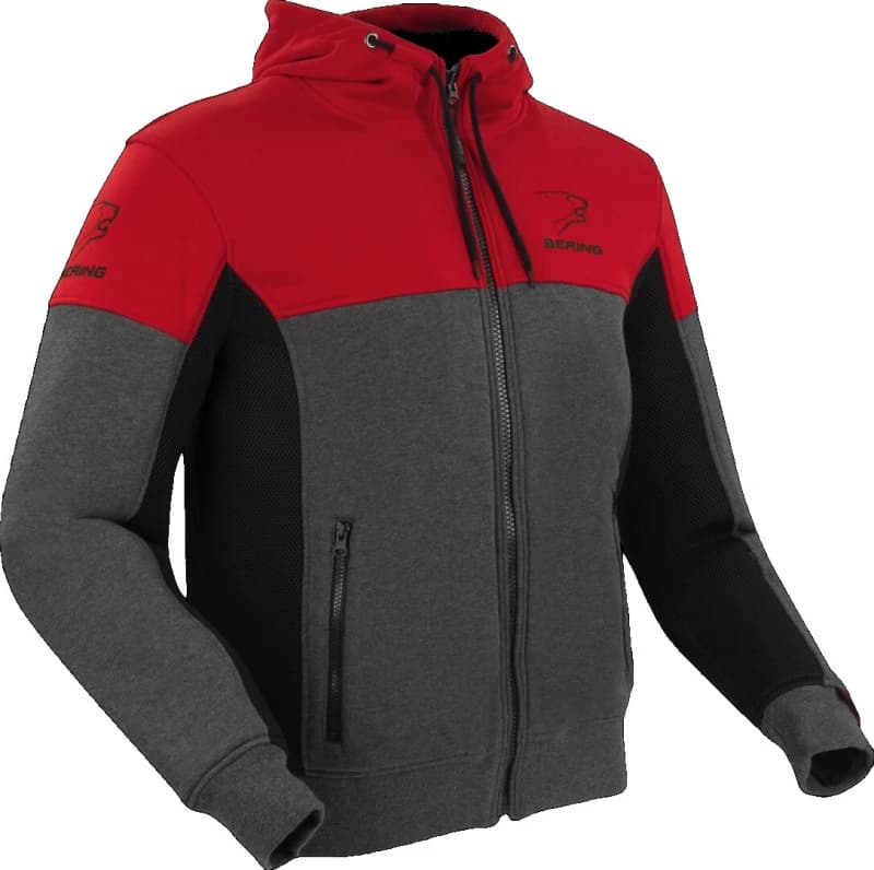 Image of Bering Hoodiz Vented Jacket Anthracite Red Size L