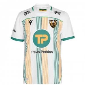 Image of Macron Saints Away Jersey Mens - Wht/Grn/Yel