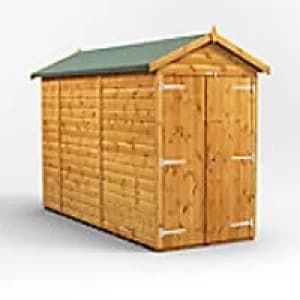 Image of Power Garden Shed 104PAWDD Golden Brown 10x4
