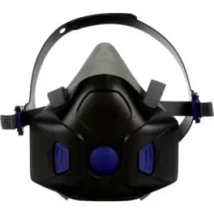 Image of 3M SecureClick HF-802 Half mask respirator w/o filter Size (XS - XXL): M