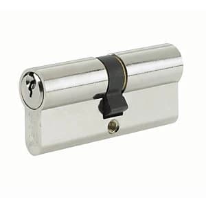 Image of Yale P-ED3030-SNP Euro Profile Cylinder Lock - Nickel 30 x 10 x 30mm