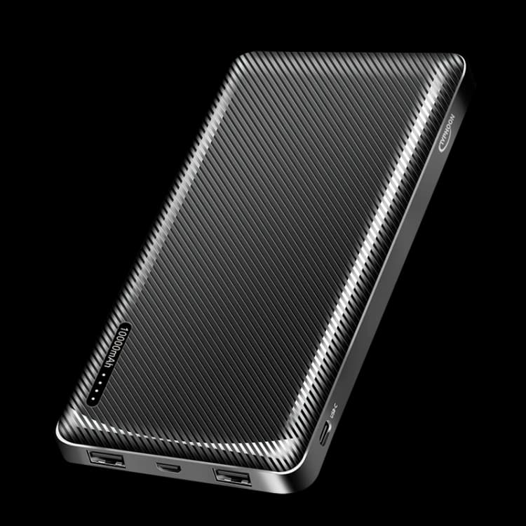Image of LogiLink Typhoon Mobile Power Bank. LiPo. 10.000 mAh. black