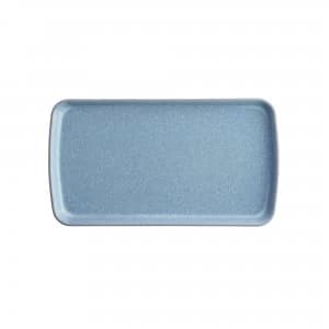 Image of Denby Elements Blue Small Rectangular Platter