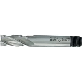 Image of 18.00MM HSS-Co 8% Threaded Shank Multi Flute End Mills - Uncoated