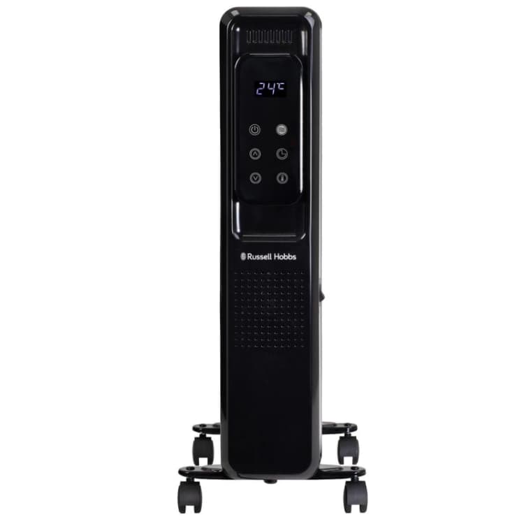 Image of Russell Hobbs 9 Fin RHOFR2009B-D Oil Filled Radiator With Remote Control 2000W - Black