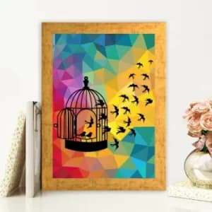 Image of AC477415060 Multicolor Decorative Framed MDF Painting