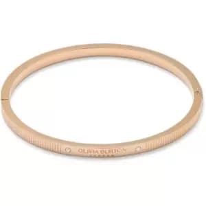 Image of Olivia Burton Linear Carnation Gold IP Bangle - Pink