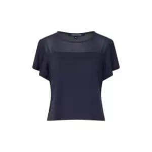 Image of French Connection Rezi Jersey Top - Blue