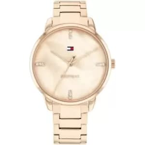 Image of Tommy Hilfiger Ladies Tommy Hilfiger Rose Gold Watch 1782545 - Rose Gold and Mother of Pearl