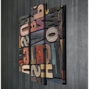 Image of UC041 Multicolor Decorative Canvas Painting (3 Pieces)