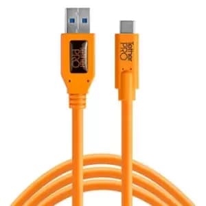 Image of TetherTools TetherPro USB 3.0 to USB-C 15ft (4.6m) CUC3215-ORG