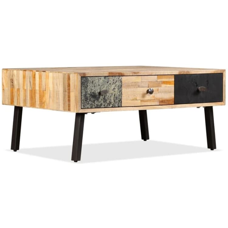 Image of VIDAXL Coffee Table Solid Reclaimed Teak 90x65x40cm Vidaxl 245404