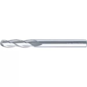 Image of 6.00MM Carbide 3 Flute Plain Shank Long Series Ball Nosed End Mills