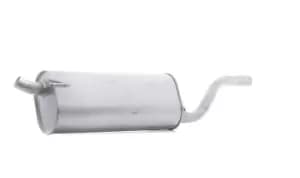 Image of IZAWIT Rear silencer 21.088 End silencer,Rear exhaust silencer OPEL,VAUXHALL,Corsa D Schragheck (S07),Corsa E Schragheck (X15)
