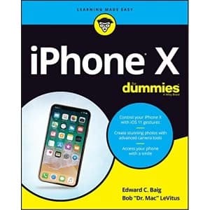 Image of iPhone X For Dummies Paperback / softback 2017