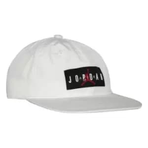 Image of Air Jordan Logo Ballcap Unisex Junior - White