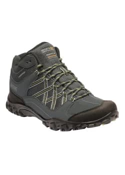 Image of Regatta Grey Kids Edgepoint' Waterproof Walking Boots - 9 younger