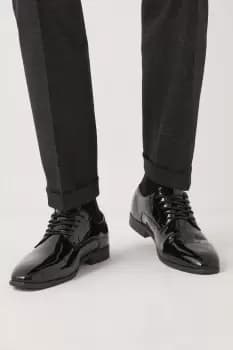 Image of Mens Ralph Patent Lace Up Dress Shoe