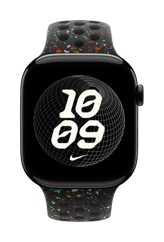 Image of Apple Apple 46mm Midnight Black Nike Sport Band - S/M MGC24ZM/A
