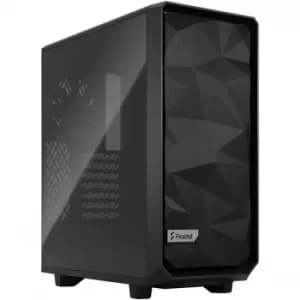 Image of Fractal Design Meshify 2 Compact (Light TG) Gaming Case w/ Light Tint Glass Window, ATX, Angular Mesh Front, 3 Fans,...