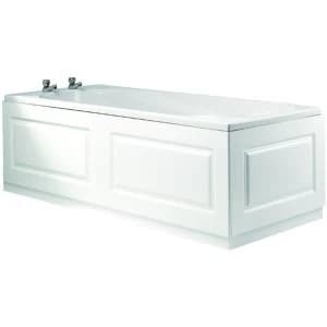 Image of Wickes Bath End Panels - Glacier White 700mm