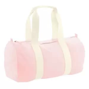 Image of Westford Mill EarthAware Organic Duffle Bag (One Size) (Pastel Pink)