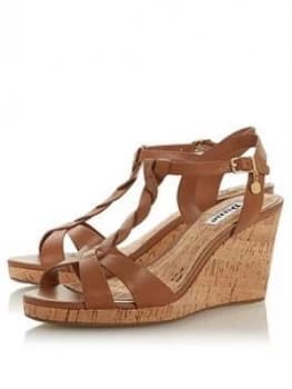 Image of Dune London Koala Wide Fit Wedge Sandal
